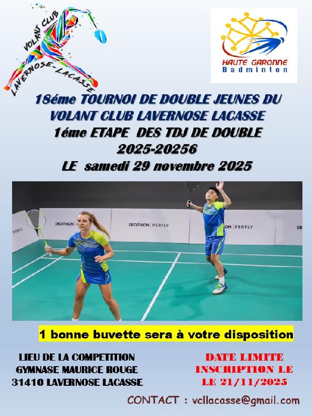 Circuit départemental jeunes - 1é TDJ de double 25/26 - VCLL
